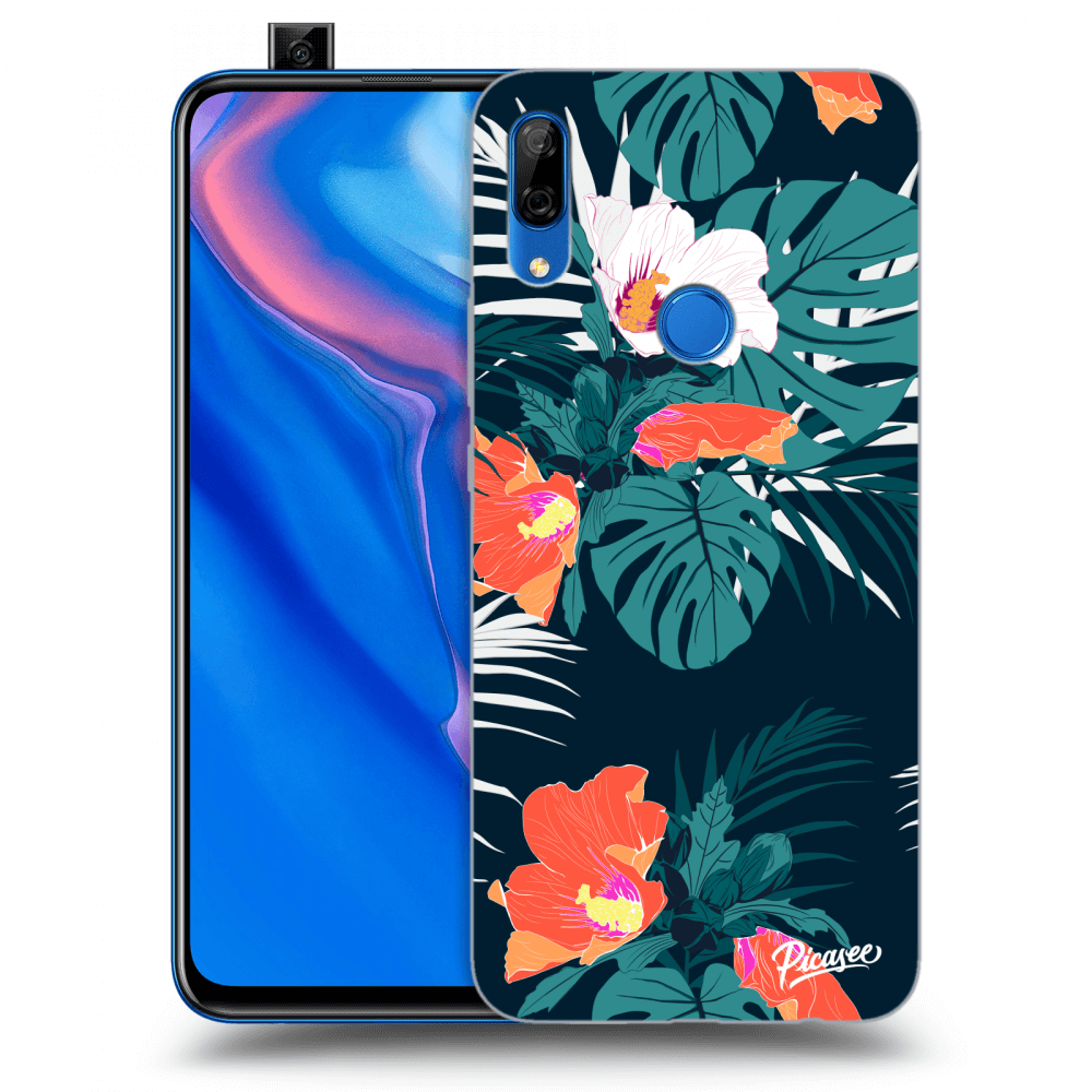 Silikonski Prozorni Ovitek Za Huawei P Smart Z - Monstera Color