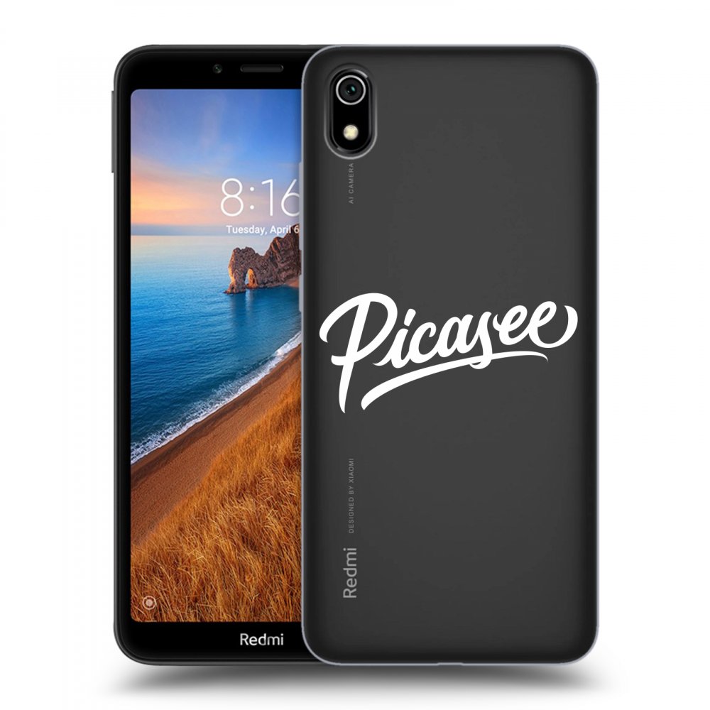 Silikonski Prozorni Ovitek Za Xiaomi Redmi 7A - Picasee - White