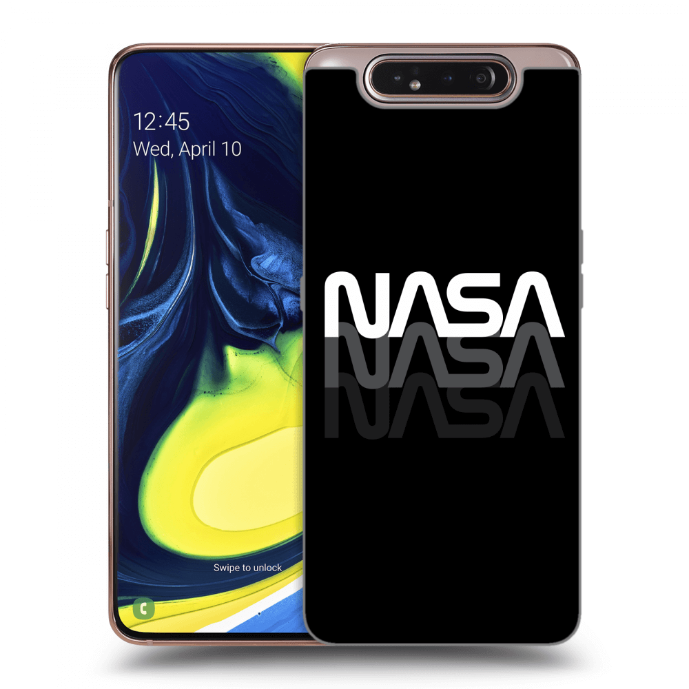 Silikonski Prozorni Ovitek Za Samsung Galaxy A80 A805F - NASA Triple