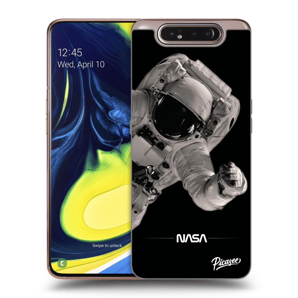 Silikonski Prozorni Ovitek Za Samsung Galaxy A80 A805F - Astronaut Big