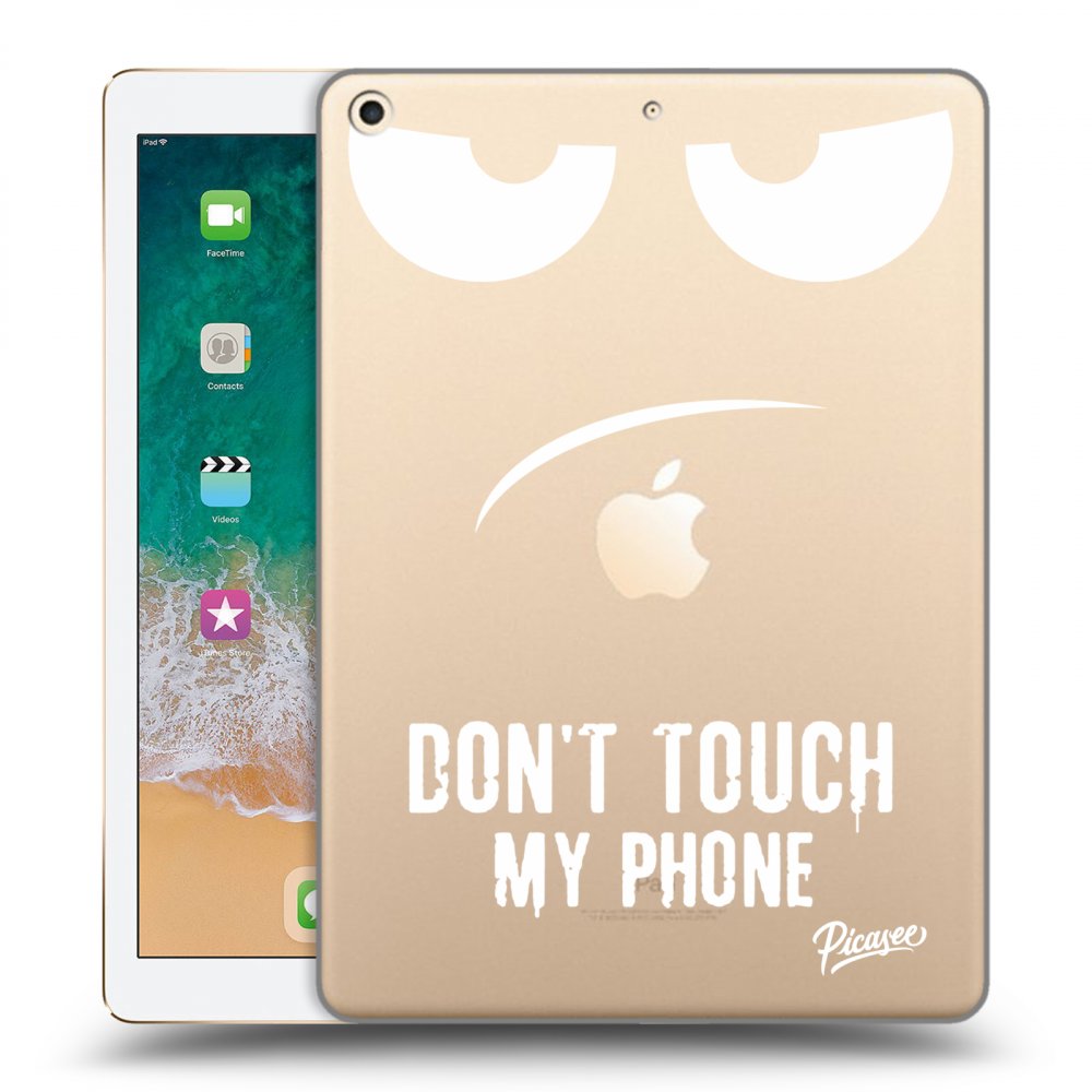 Silikonski Prozorni Ovitek Za Apple IPad 9.7 2017 (5. Gen) - Don't Touch My Phone