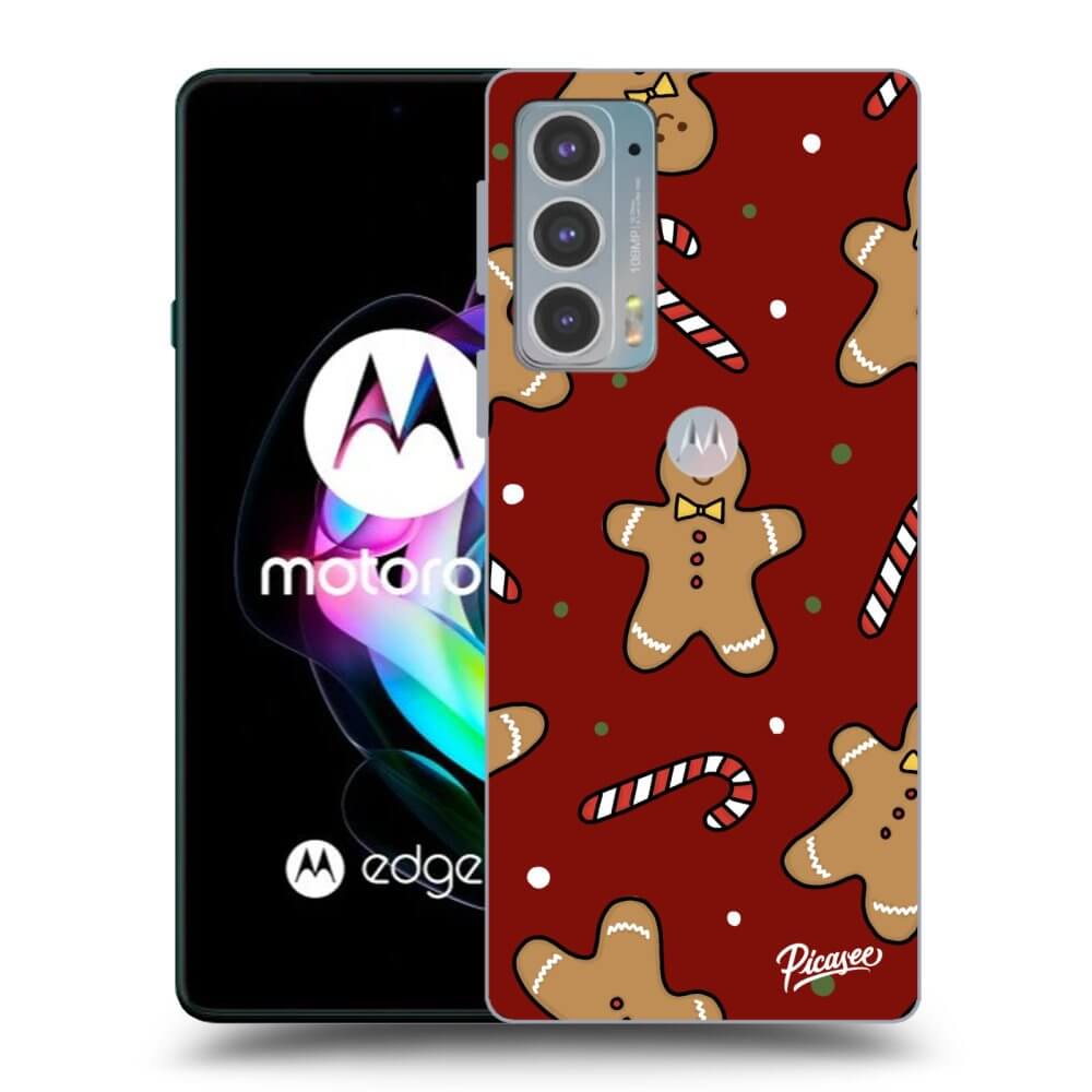 Silikonski črni Ovitek Za Motorola Edge 20 - Gingerbread 2