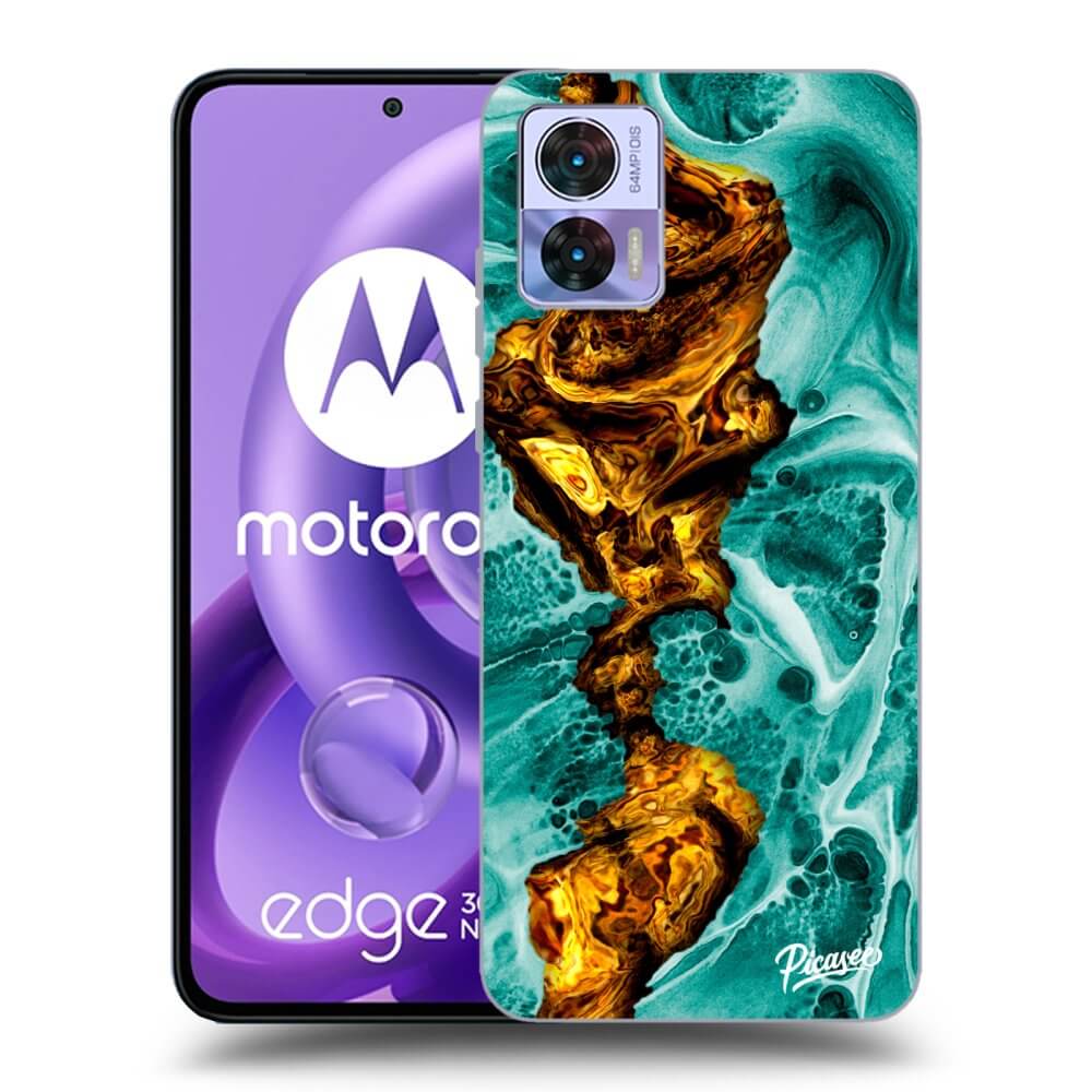 Silikonski črni Ovitek Za Motorola Edge 30 Neo - Goldsky